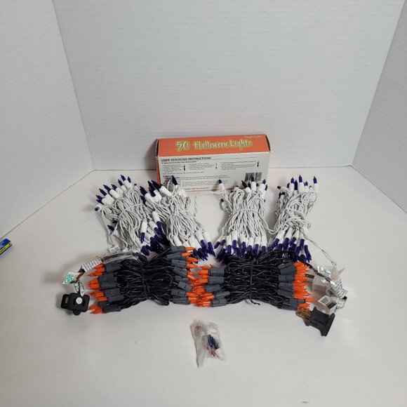 Halloween Icicle Lights Lot New See Description - Picture 4 of 9